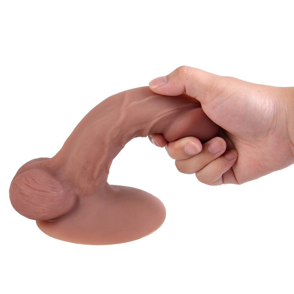 Фалоімітатор - Erospace Natural Play Silicone Dildo D4, 21 см Sex Aura Київ - фото 8