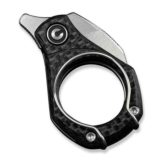 Ніж складаний кишеньковий Civivi Pyrus, (1.6 см) 14C28N / Carbon Fiber темно-сірий Київ