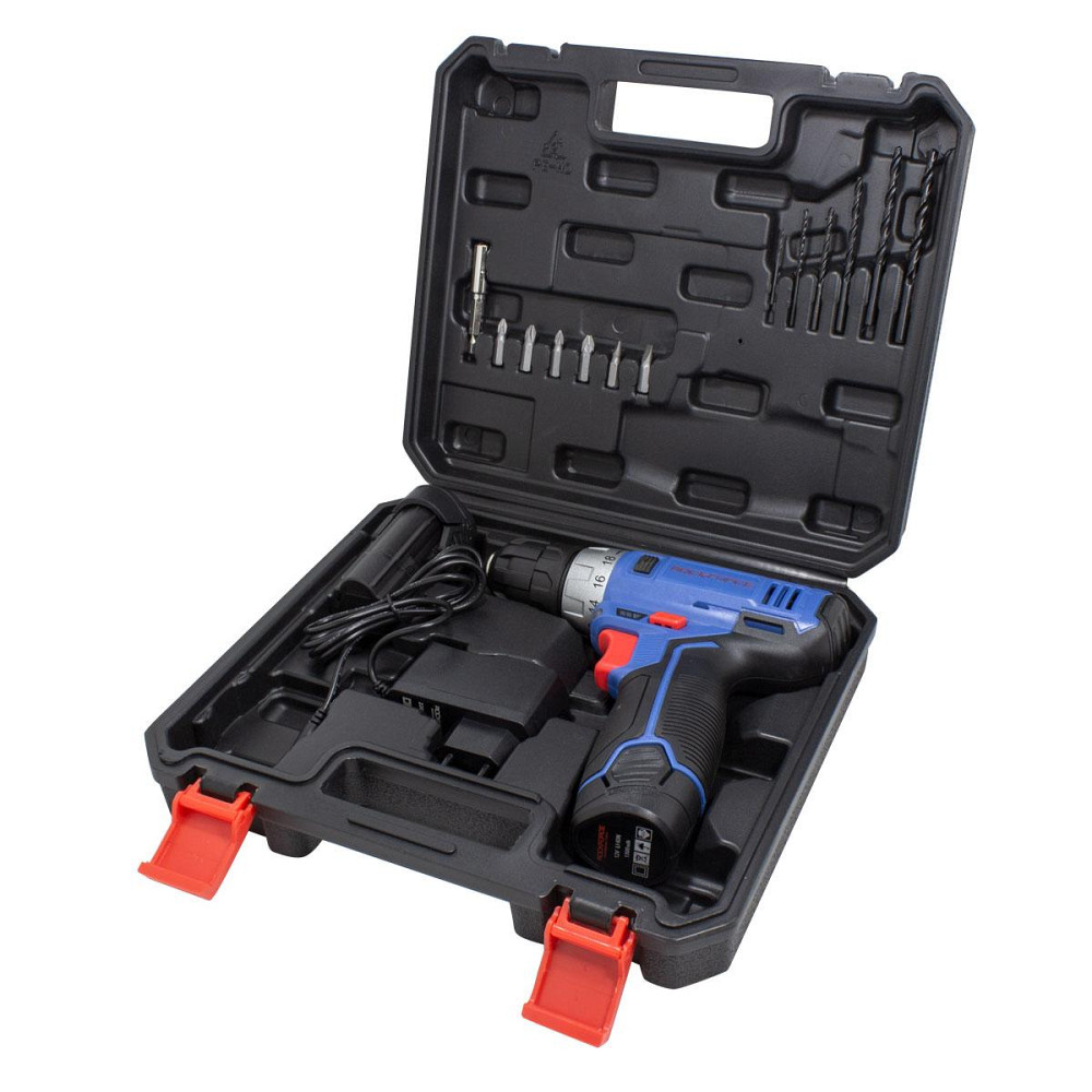 Шуруповерт акумуляторний 12V,1.3Ah патрон 0,8-10мм ROCKFORCE RF-BT-CD11-A1 12V Одеса - фото 1