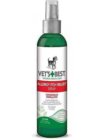 Vet`s Best Allergy Itch Relief Spray (Ветс Бест Алерджі Ітч Рельєф) спрей для собак від свербіння під час алергії Запоріжжя