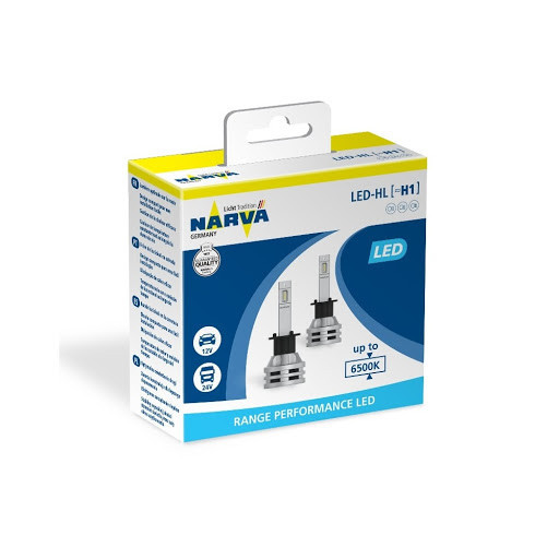 Комплект світлодіодних ламп Narva 18057 H1 12/24v 6500K X2 24W RPL Range Performance Харків - фото 2