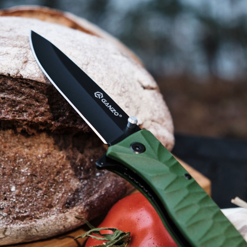 Ніж складаний Ganzo G620g-1 зелений Киев - изображение 8