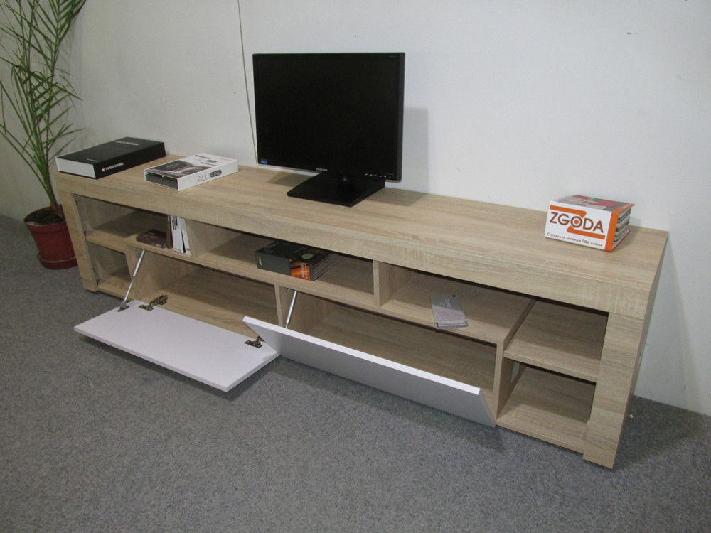 Тумба під телевізор із 5 полицями М-ЗОН Джеко 200 Сонома/Німфея Альба (MZN-031038) Львів - фото 5