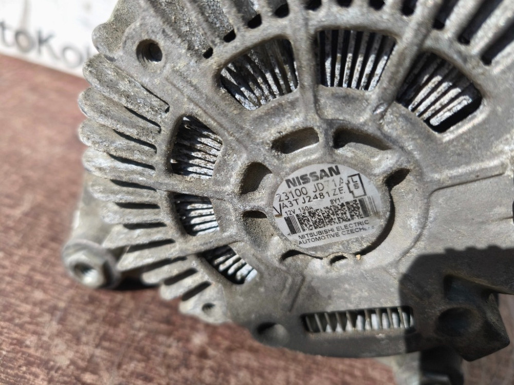 Генератор 150A Nissan Qashqai 1.5 / 2.0 dci 2007-2013 (23100JD71A) Ковель - фото 9