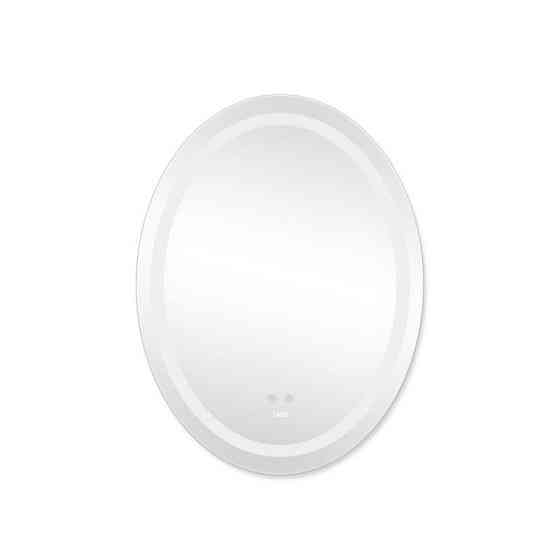 Дзеркало овальне для ванної Lidz Vida 800х600 з LED-підсвіткою Touch, з антизапотіванням, LD78LF6080 Харків