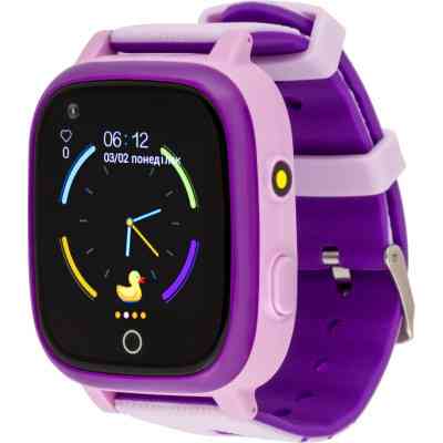 Смарт-годинник Amigo GO005 4G WIFI Kids waterproof Thermometer Purple (747019) Вінниця