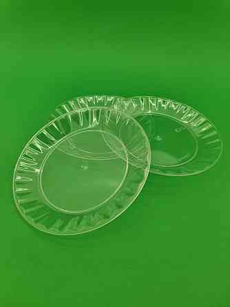 Тарілка одноразова 160 мм Склоподібна Прозора (10 шт) Харків