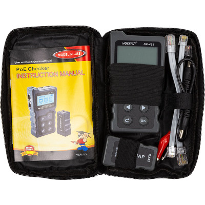 Тестер кабельний HiSmart RJ-45, RJ-12, RJ-11 + PoE (NF-488) Вінниця - фото 1