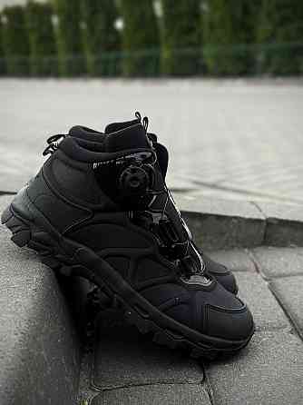 Тактичні демісезонні військові черевики чорного кольору чоловічі зносостійкі прошиті для служби весна. Львів