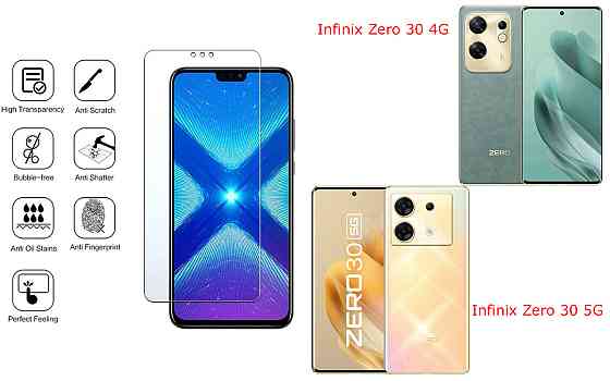 Защитное стекло NeoGlass для Infinix Zero 30 4G, Zero 30 5G – ультрапрозрачное и устойчивое Киев