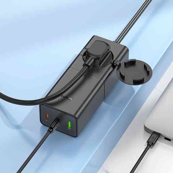 Зарядний пристрій HOCO NS4 Sharp 65W чорний Київ