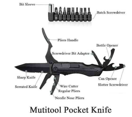 Мультитул A804 BlackTravel Днепр