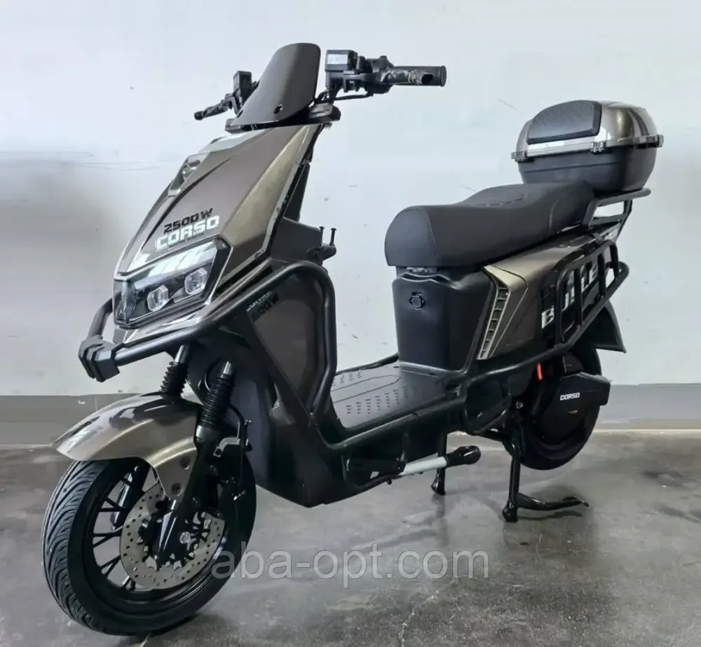 Електроскутер CORSO Bullet 2500W-72Вт-40Ah LteFo4 шини 90-90/10" купити в інтернет-магазині Одеса - фото 3