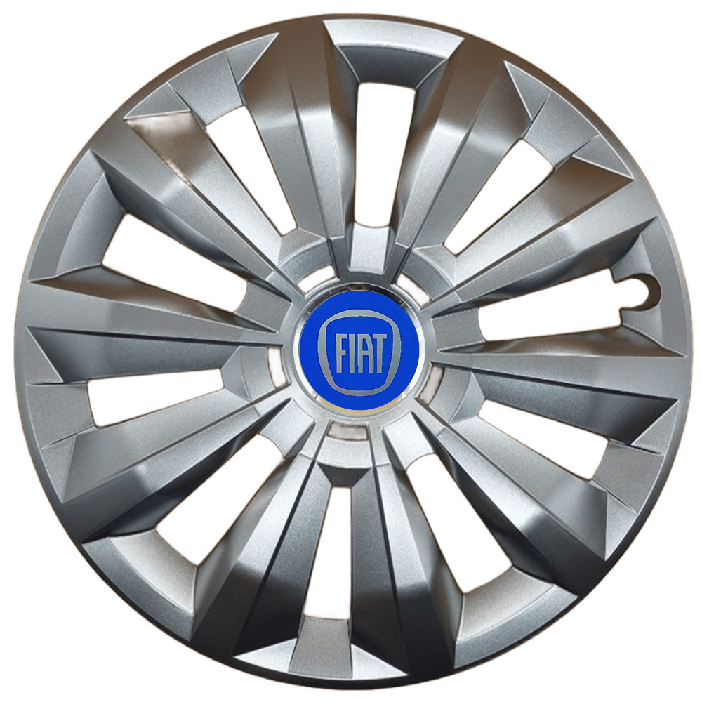 Автомобільні модельні ковпаки R16 Fiat 434 4шт, SJS, сріблясті Київ - фото 1