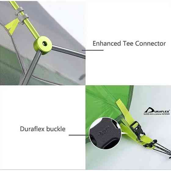 Намет двомісний з килимками Naturehike Star River 2 NH17T012-T, світло-зелений Київ