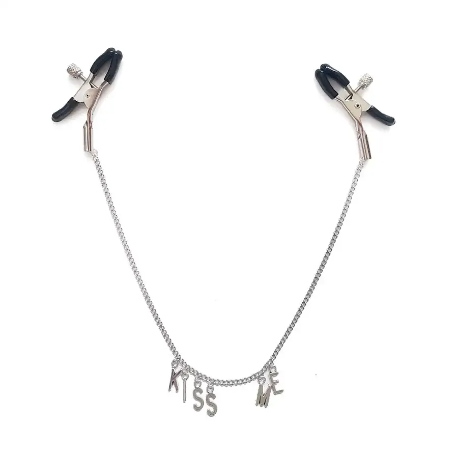 Затискач для сосків на ланцюжку Art of Sex - Nipple Сlamps Kiss Me Львів - фото 1