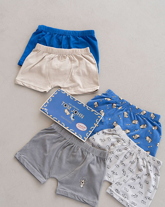 Набор подростковых боксеров на мальчика из 5 шт. Tom John 541304 12-13 Киев - изображение 1