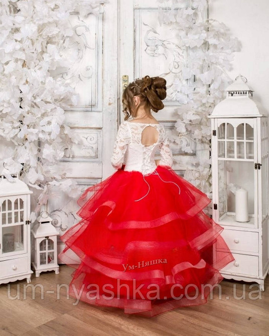 Длинное нарядное пышное платье на 5-6 лет Виктория Кривой Рог - изображение 3