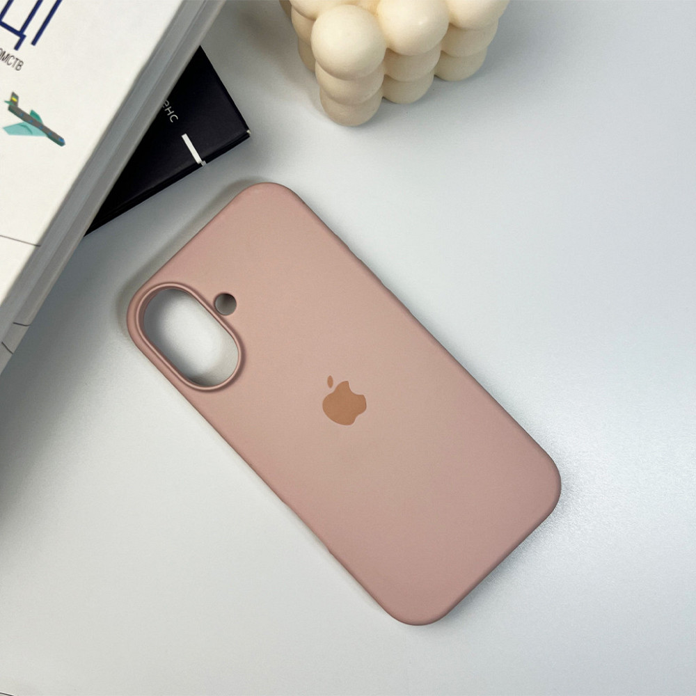 Чохол Silicone для iPhone 15/16, Рожевий пісок Київ - фото 2