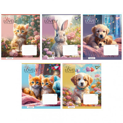 Зошит Yes You Lovely 12 аркушів лінія (766954) Вінниця - фото 1