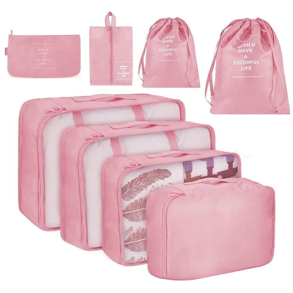 Набор дорожных органайзеров 7 шт,Розовый SBR Киев - изображение 1