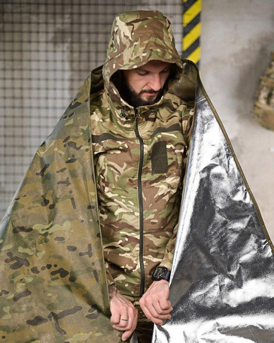 Антипловіззорна ковдра Model Multi 3, захисна накидка від дронів, захищає від тепловізійного спостереження. Одеса - фото 5