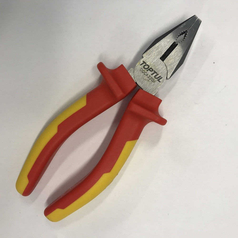 Пасатижі електрика 6" ізольовані 1000V VDE TOPTUL DGCA2206 Одеса - фото 4