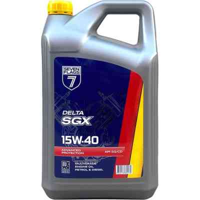 Моторна олива 7FLAGS Delta SGX 15W-40 4,5л Вінниця