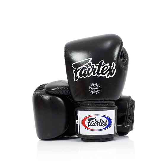 Боксерські рукавиці Fairtex BGV1 Black 18 унцій (бинти в комплекті) Каменское