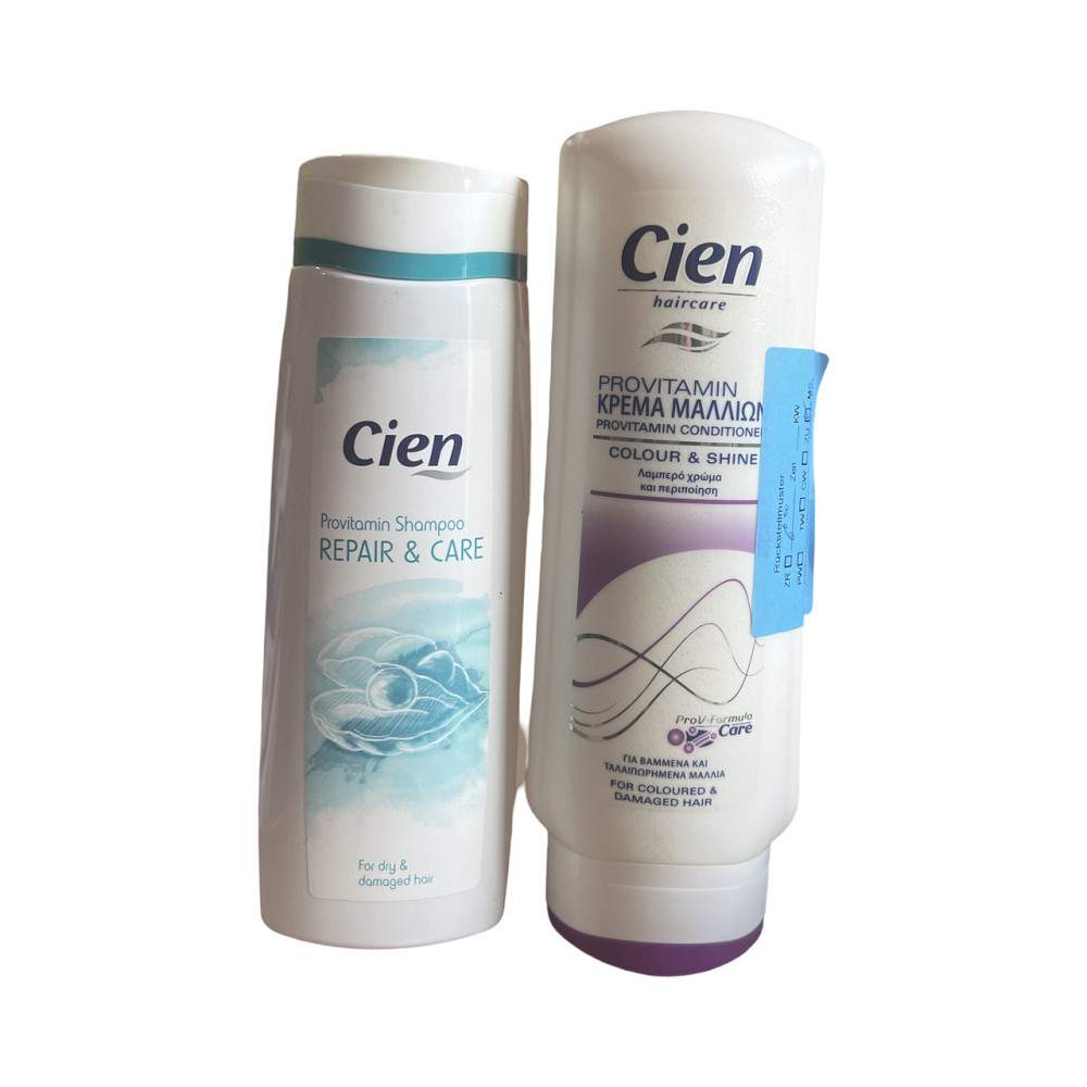 Шампунь и бальзам кондиціонер против перхоти Чистота Cien Czampon Przeciwlupiezowy Classic 300 мл Виноградов - изображение 1