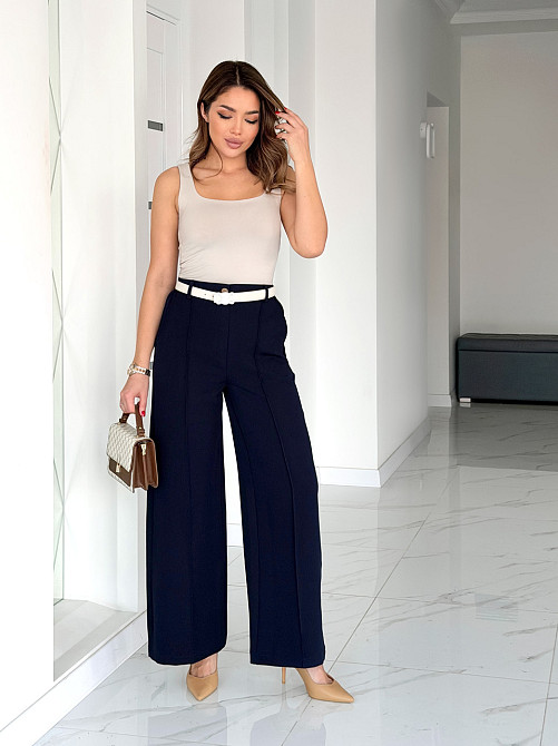 Широкие брюки палаццо 