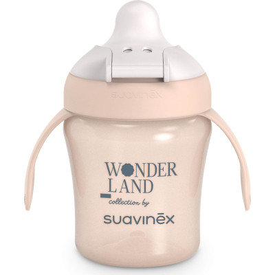 Поїльник-непроливайка Suavinex Wonderland чашка з носиком, 200 мл,+6 міс рожева (402788) Вінниця - фото 2