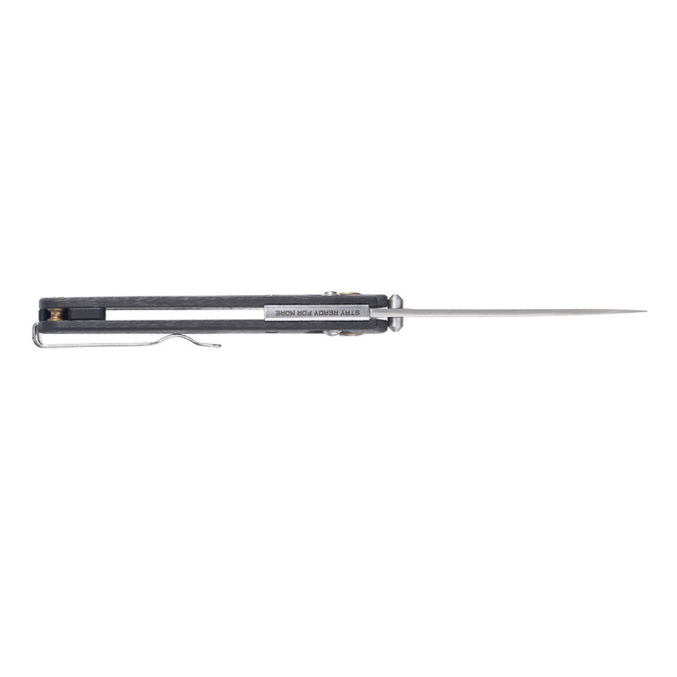 Ніж складаний туристичний SRM Medal 255L-CB2 (8.2 см) 140Cr / карбон чорний Київ - фото 5