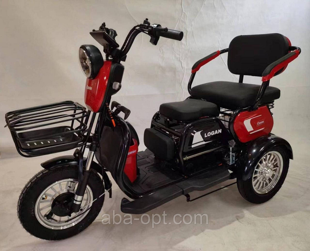 Електричний трицикл Corso Logan S 1200W-72вт-23А/ч шини 10"-10" купить в интернет магазине Одеса - фото 3