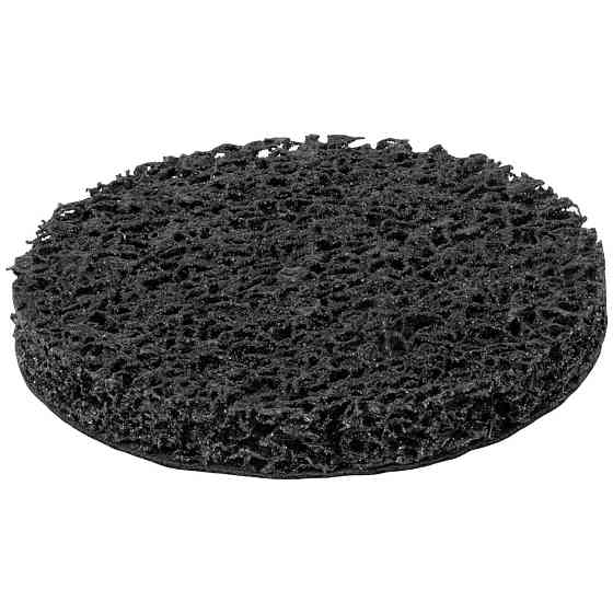 Sigma Круг зачистной из нетканого абразива (коралл) Ø125мм на липучке черный мягкий SIGMA (9176 Киев