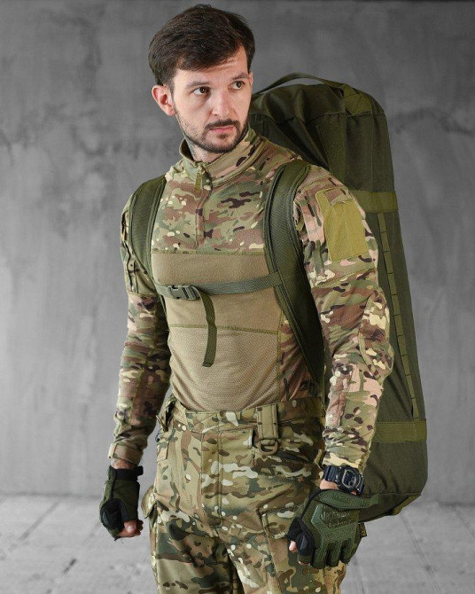 Баул кордюра 120 л олива НП4932 Одесса - изображение 5