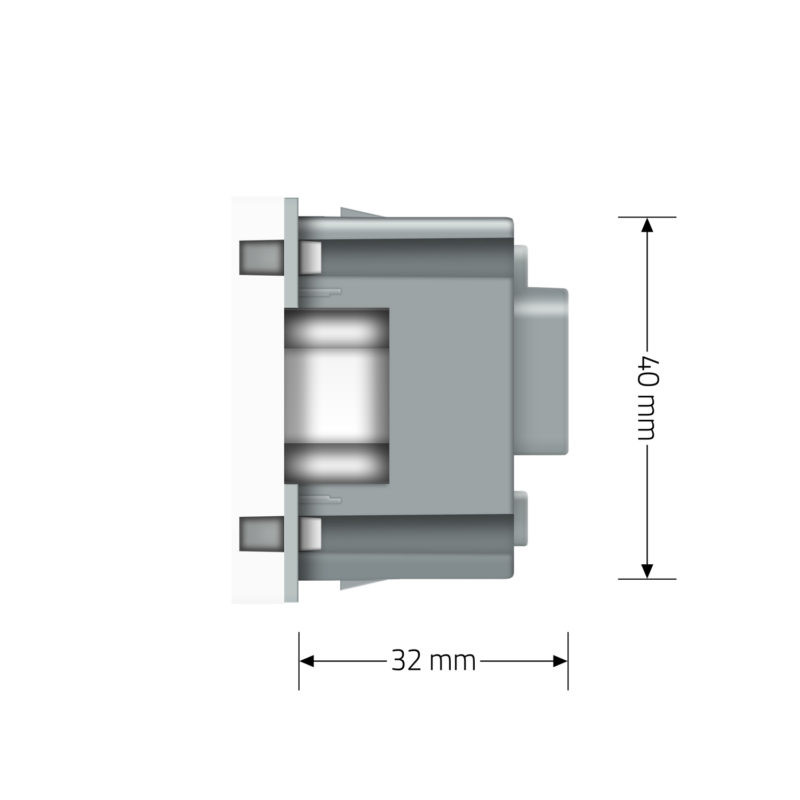 Електрична розетка LIVOLO, біла, 16А 250В, з заземленням і захисними шторками, модуль без рамки (VL-FCTC16A-2WP) Коломыя - изображение 7
