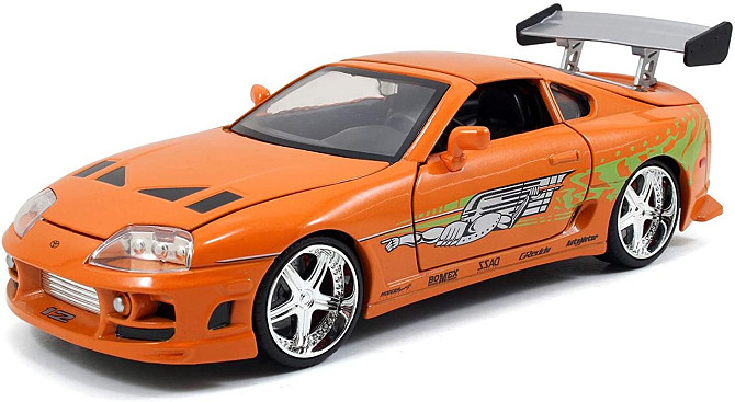 Машина металева Jada Форсаж Toyota Supra (1995) + фігурка Браяна 1:24 (253205001) Київ - фото 7