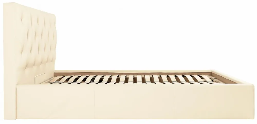 Кровать Двуспальная Bristol Comfort 180 х 190 см Fly 2207 С подъемным механизмом и нишей для белья Бежевый Киев - изображение 4