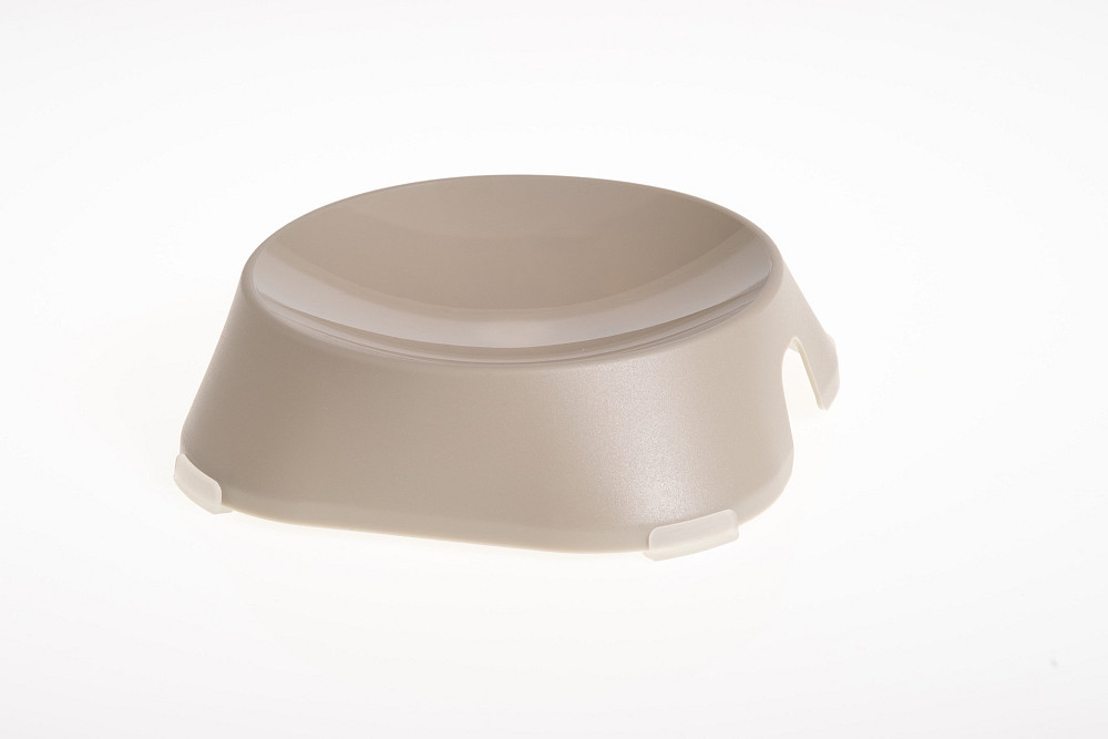 FIBOO пласка миска Flat Bowl, без антиковзких накладок, бежевий Київ - фото 1