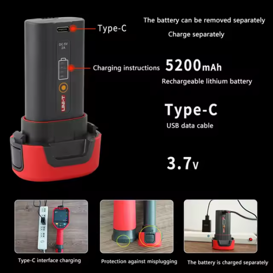 Тепловізор інфрачервоний UNI-T UTi260E 256х192 Червоний Вінниця