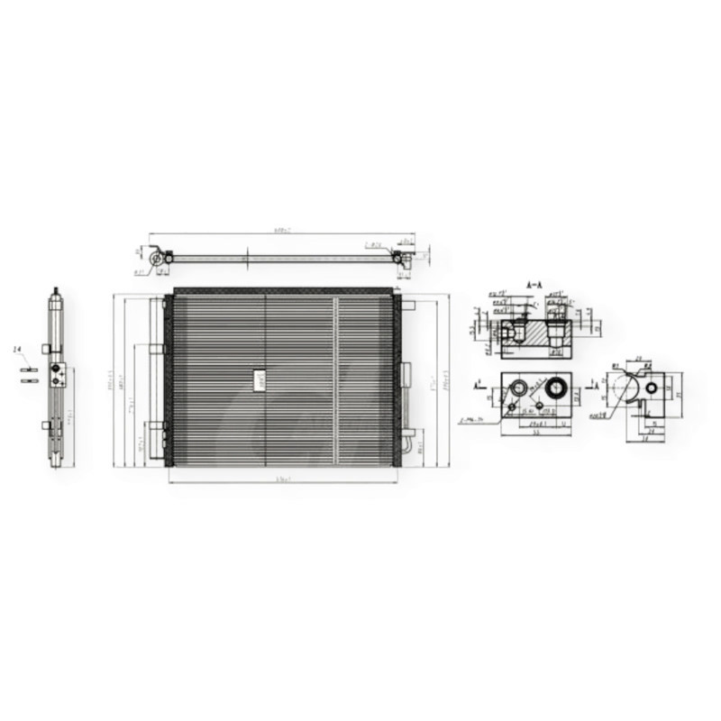 Радіатор Hyundai Elantra, i30, Kia Ceed 1.4, 1.6CRDi 12-кондиціонера Мукачево - фото 1