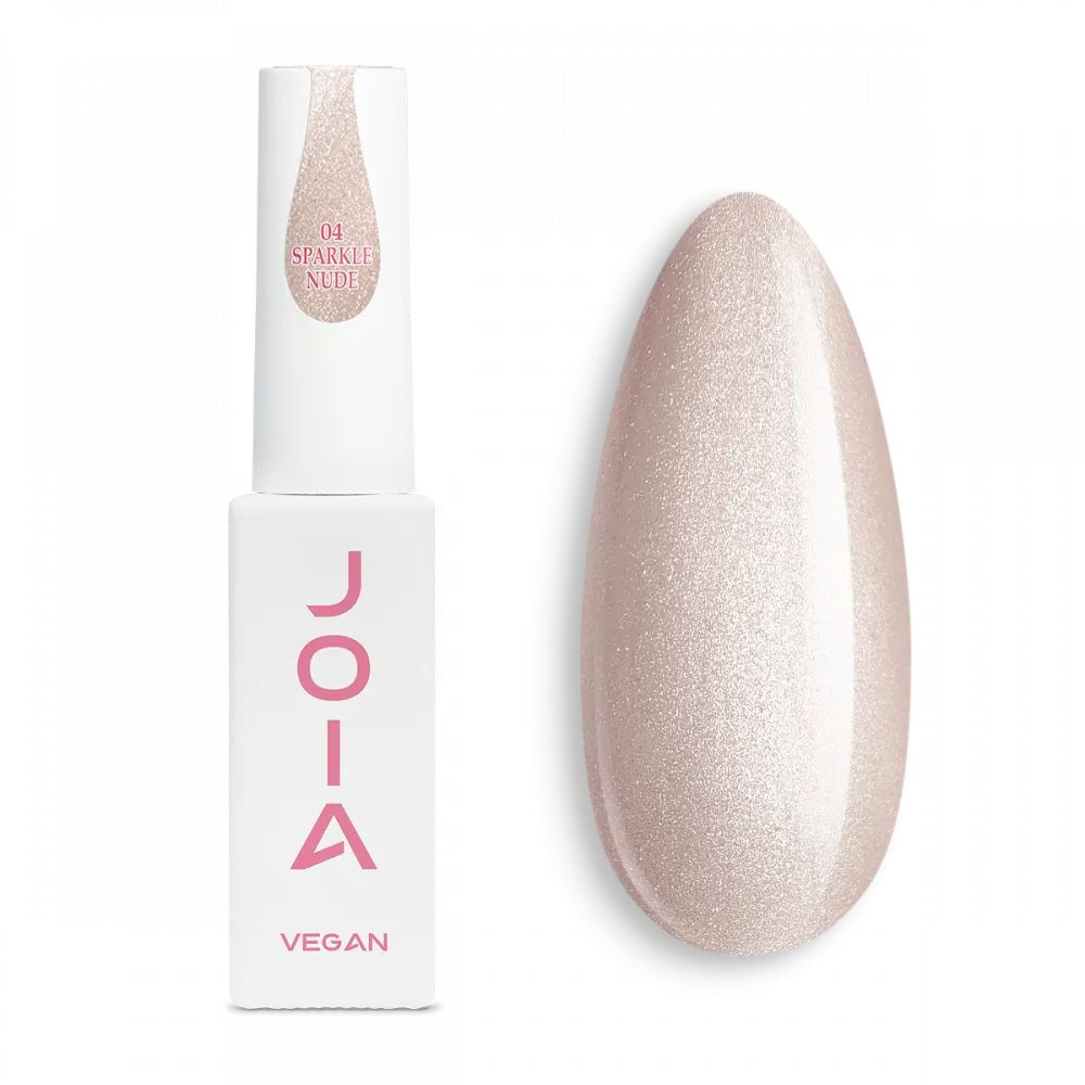 Камуфлирующая база для ногтей Magic Cat Base 04 Sparkle nude JOIA vegan 8 мл Киев - изображение 9