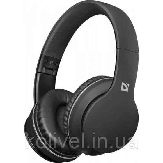 Навушники з мікрофоном Defender FreeMotion B580 Bluetooth, чорні (63580) Киев