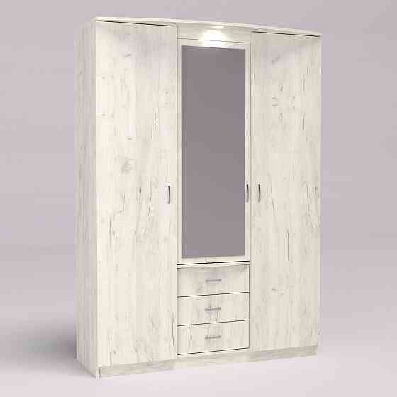 Шкаф Диана, Дуб Крафт Білий, 1500х650х2100 Львов