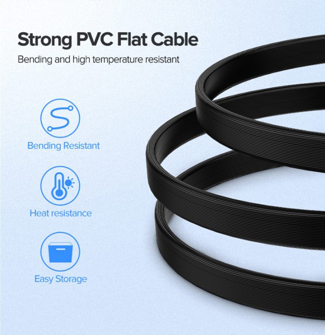Кабель UGREEN US217 SATA 3 Data Cable 0.5m (Black)(UGR-30796) Одеса - фото 4