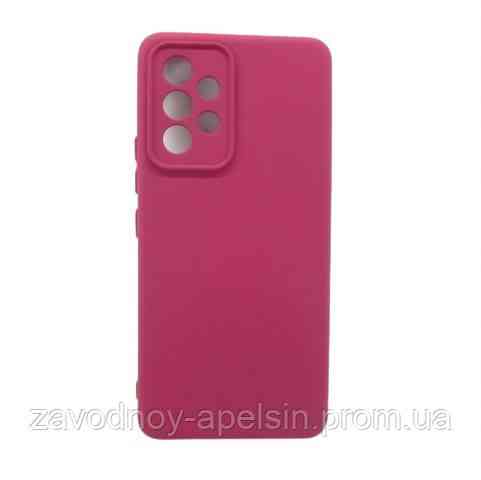 Samsung A53 A536 Чохол силіконовий Захист камери (бордовий) Одеса