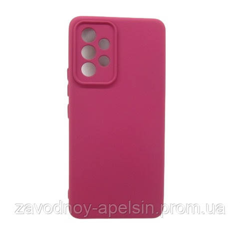 Samsung A53 A536 Чохол силіконовий Захист камери (бордовий) Одеса - фото 1