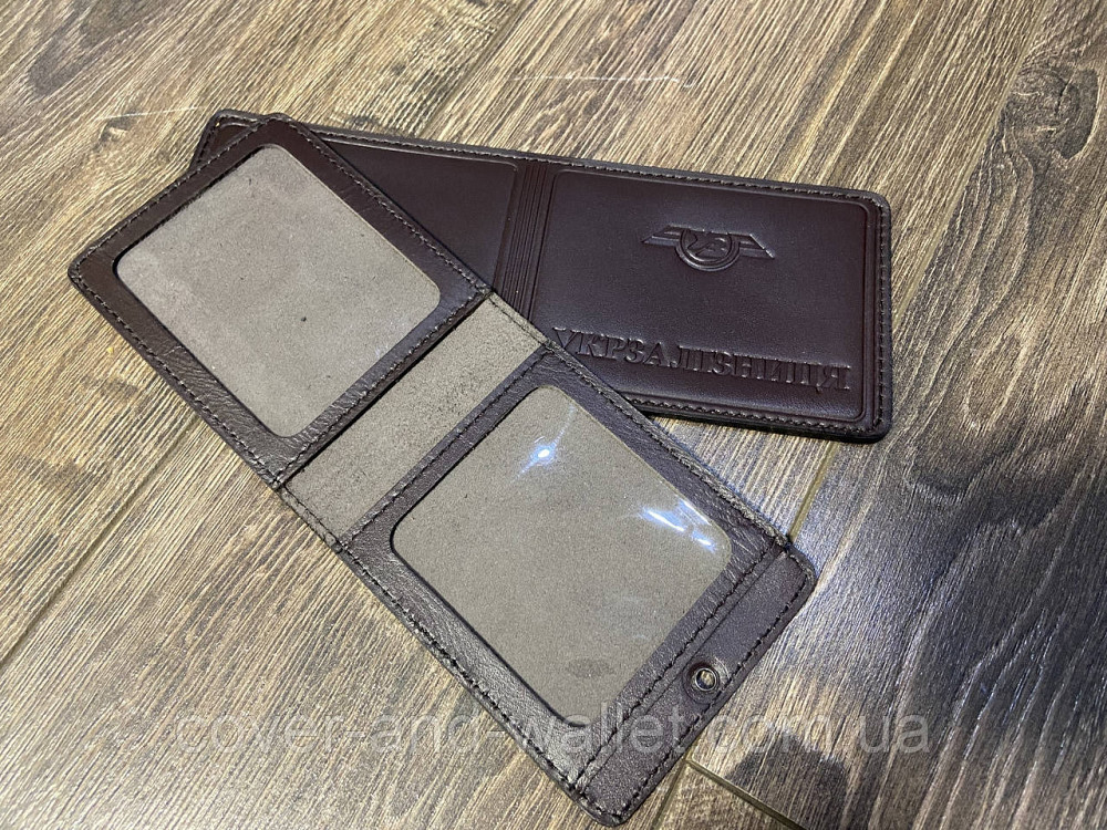 Обложка из натуральной кожи Укрзалізниця Киев - изображение 2