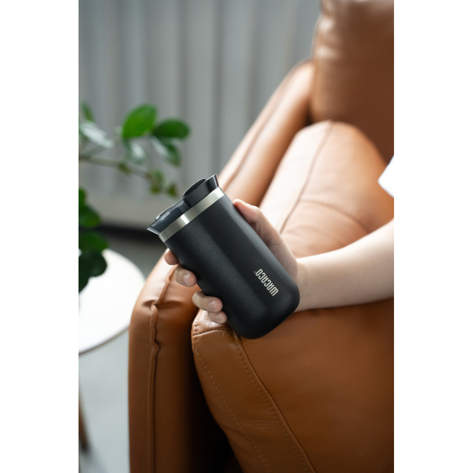 Термокухоль Wacaco Octaroma Lungo 300 мл, чорний Київ - фото 7